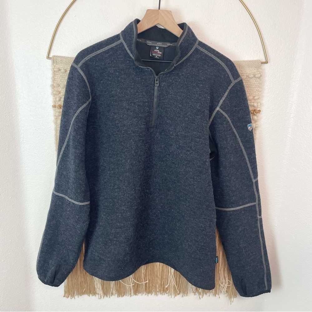 Kuhl ThermoKORE Fleece THOR™ 1/4 ZIP Mens Size M Blue